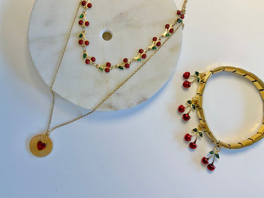 Cherry blossom necklace