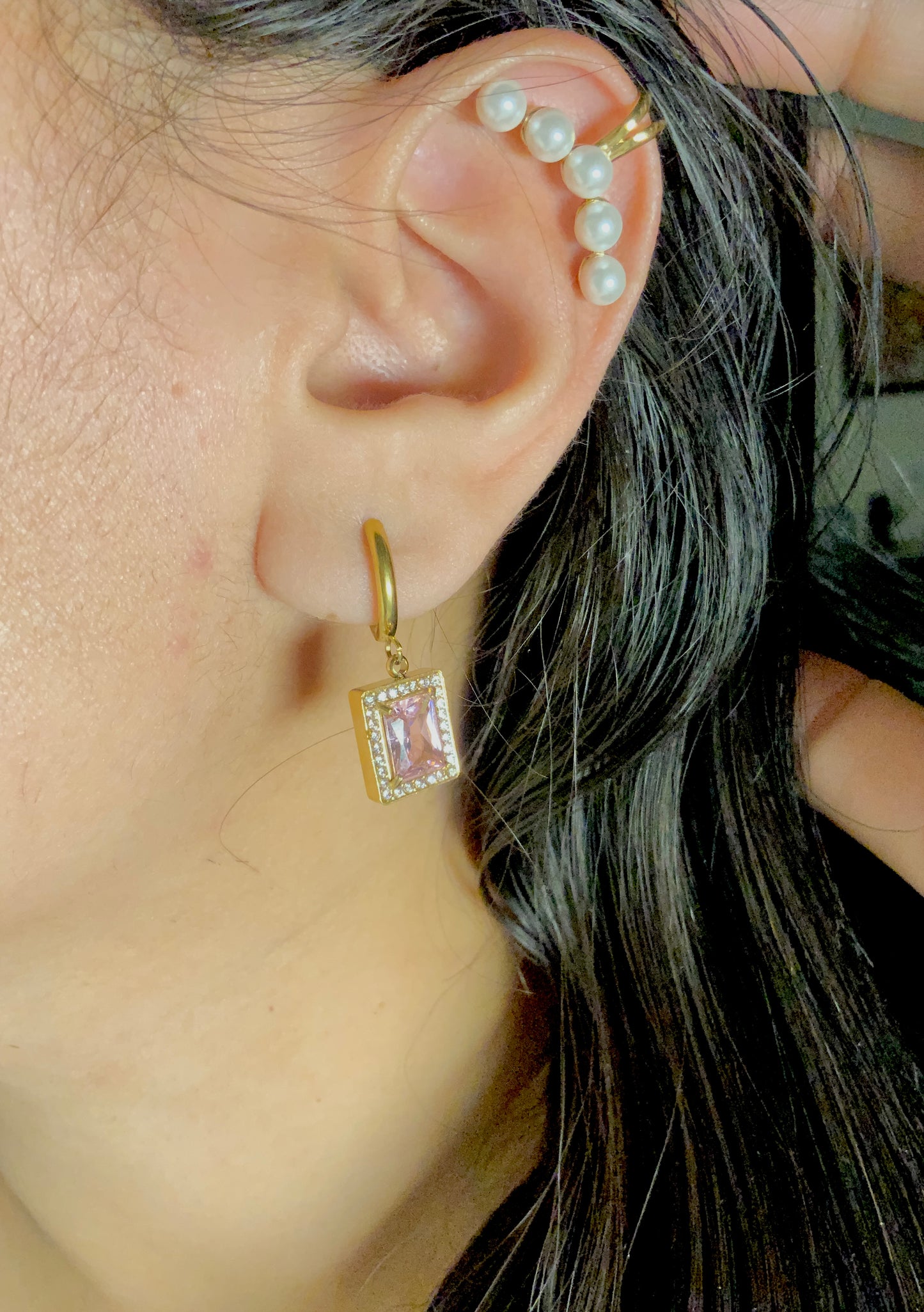 Ethereal pearl cuffs(no peircing)