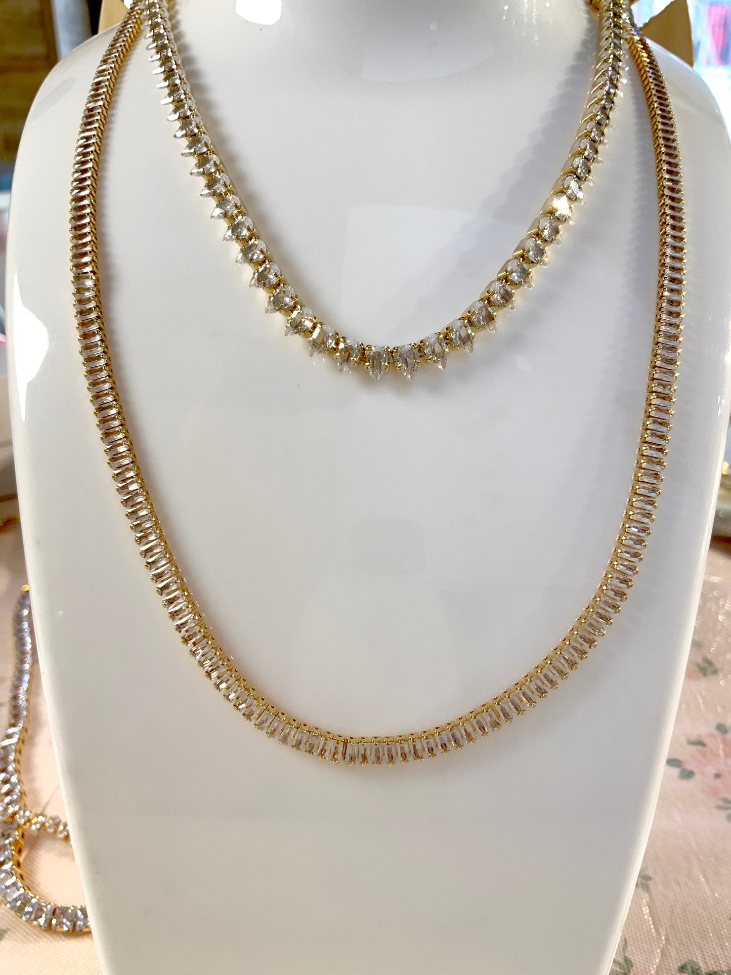 Golden Glint Tennis Choker