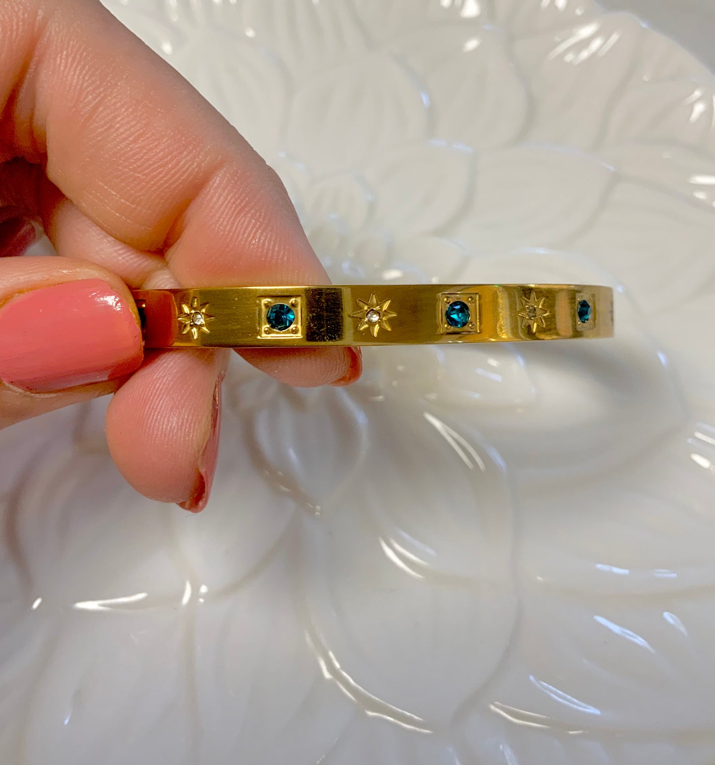 Celestial blue cuff