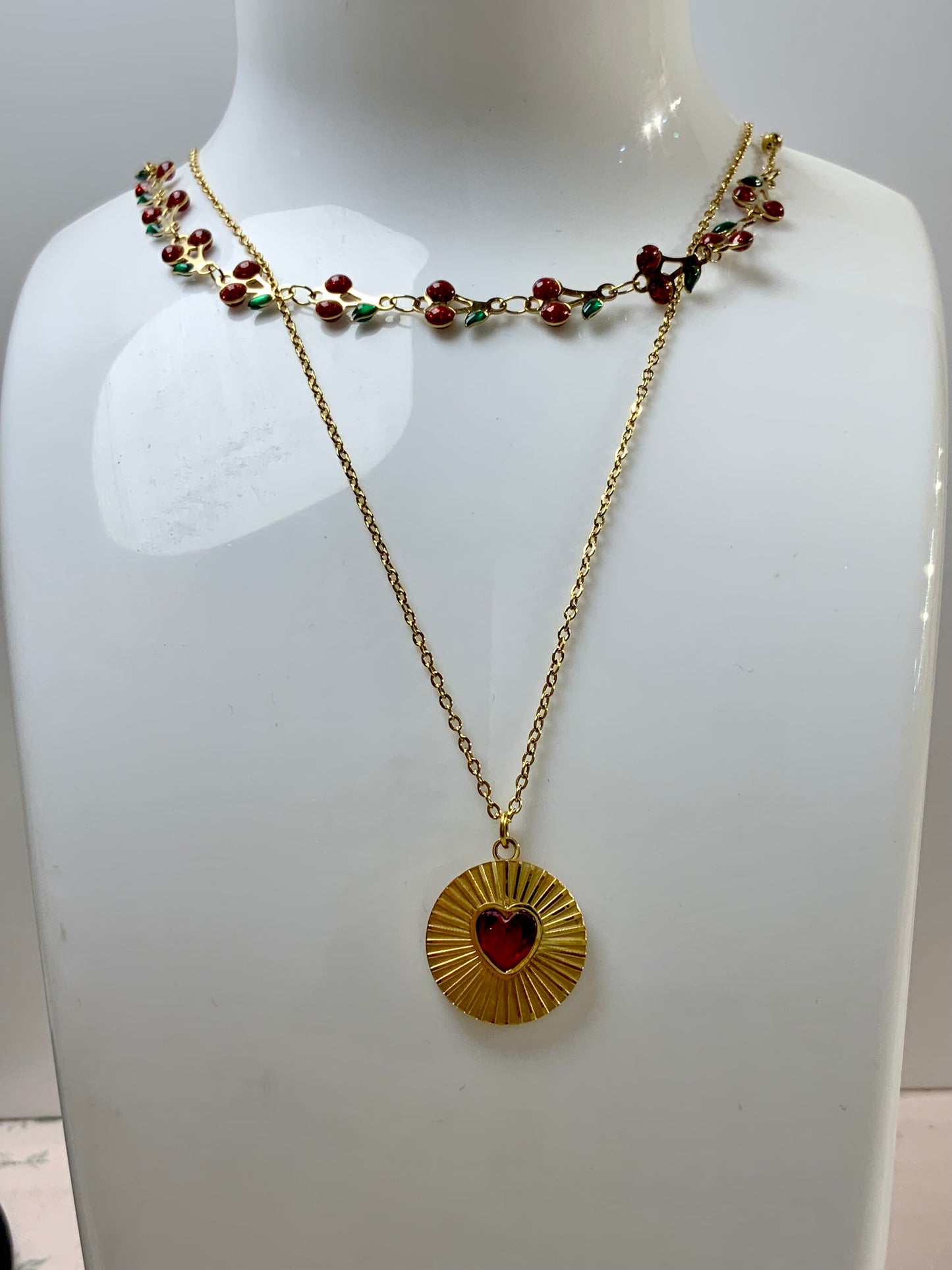 Cherry blossom necklace