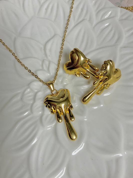 Drippy hearts set