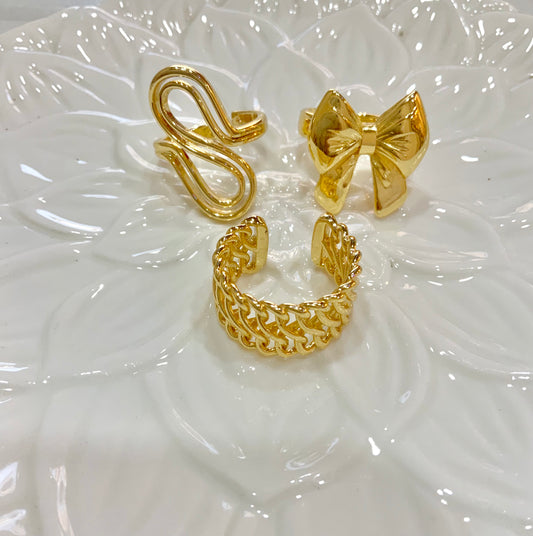 Bow ring bundle of 3