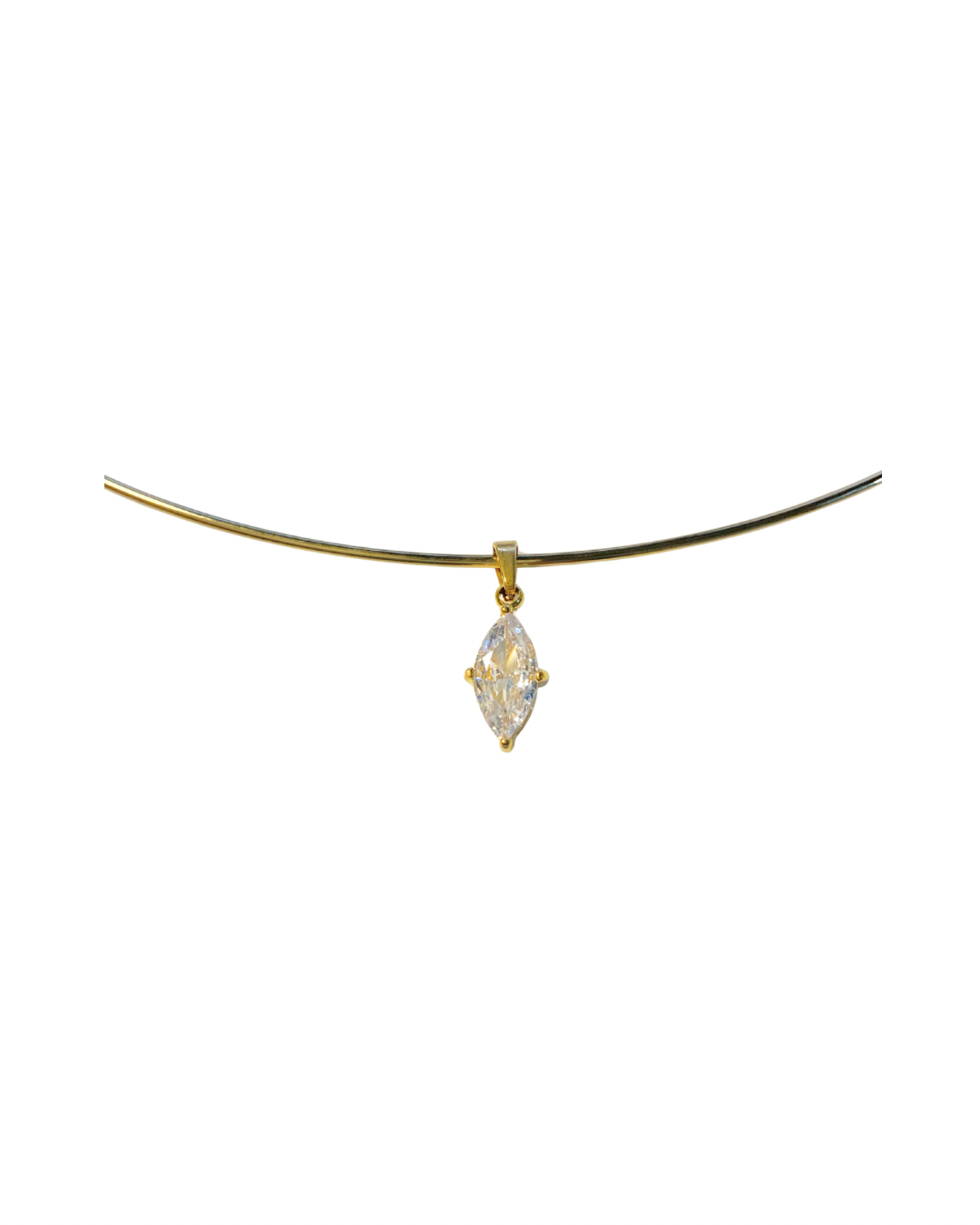 Marquise glow choker