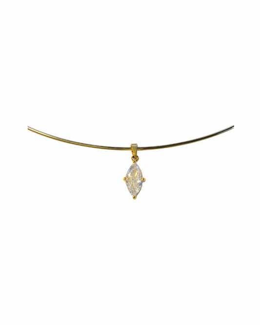 Marquise glow choker
