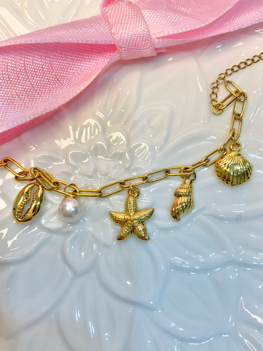 Golden Tide Charm Bracelet