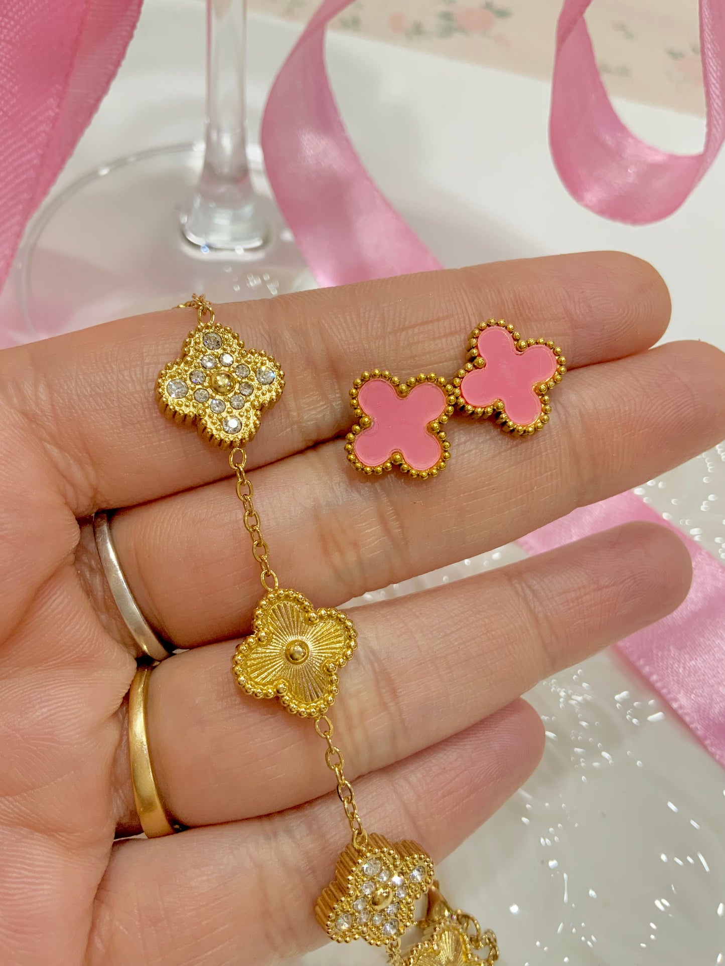 Pink clovers