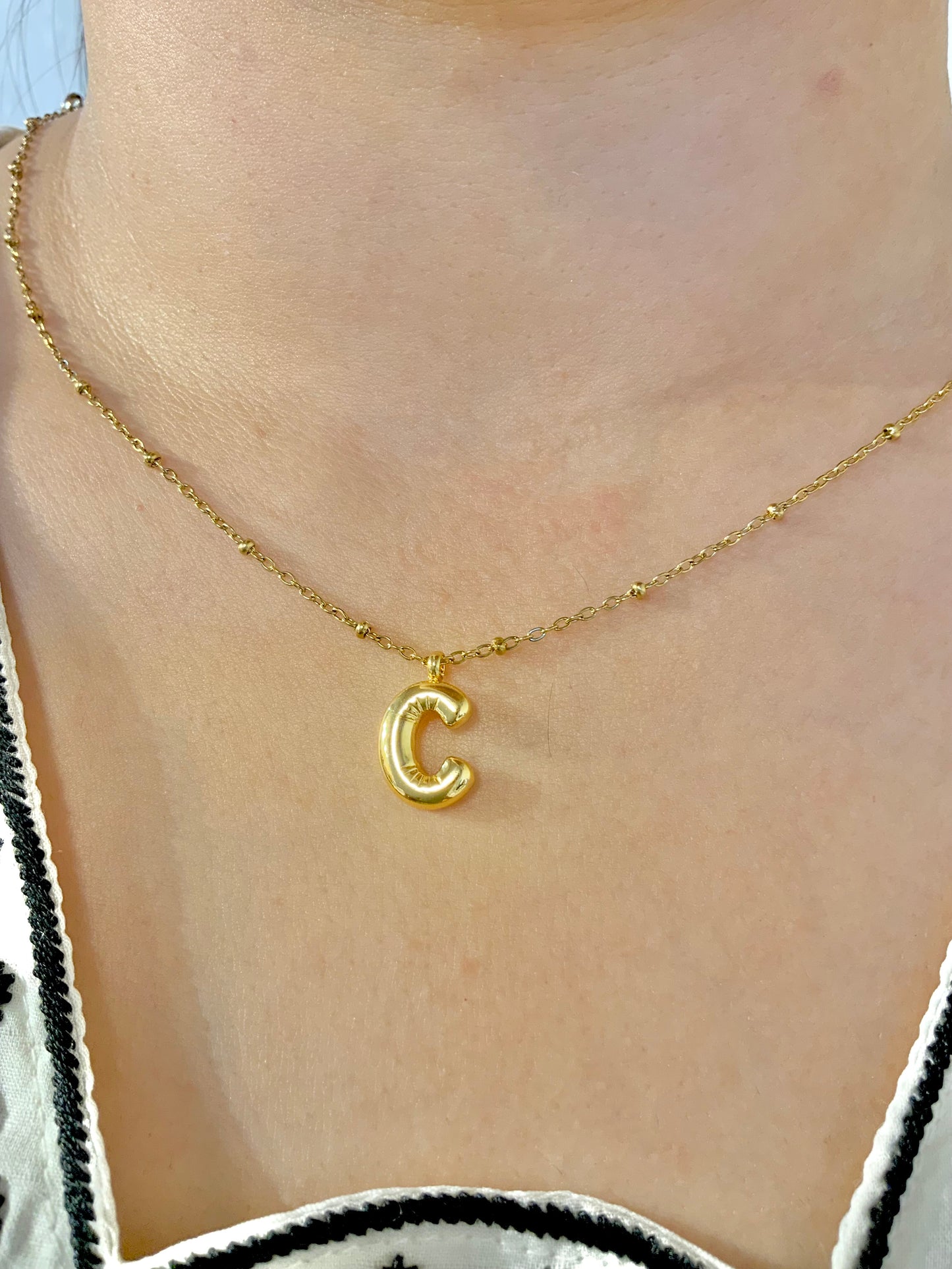 “C” chunky initial