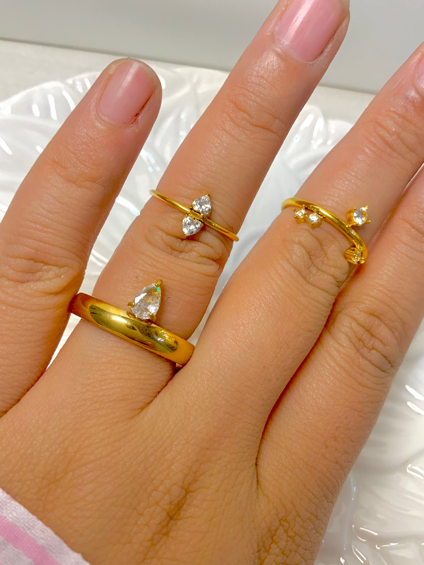 Teardrop Glow Ring
