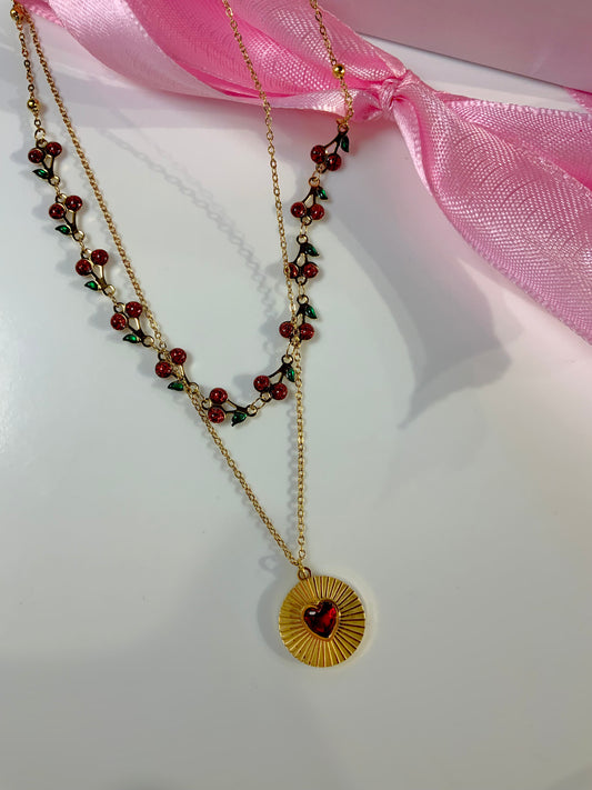 Cherry blossom necklace