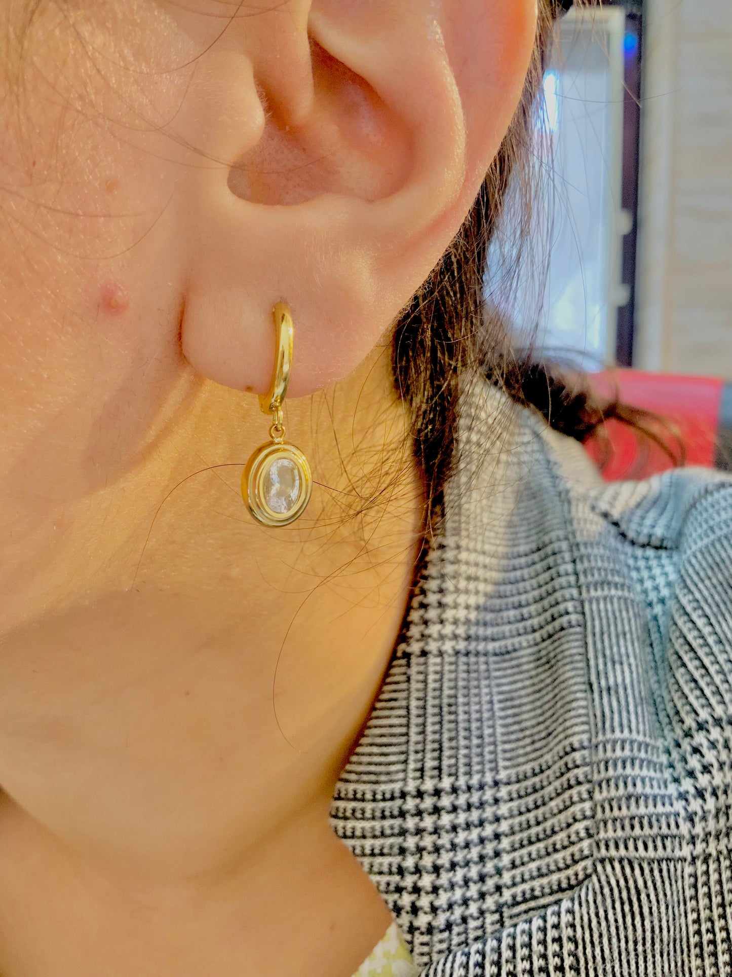 Blush hoops