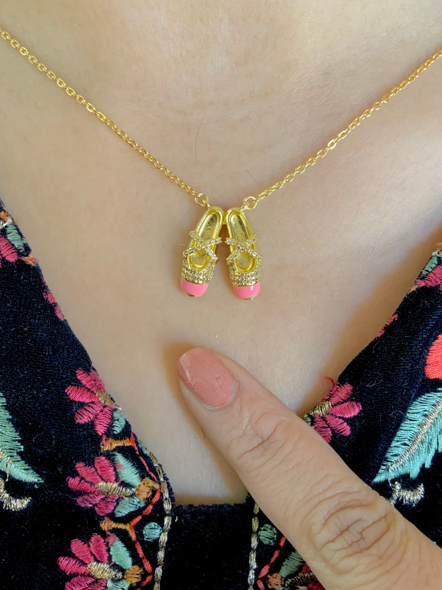Ballerina necklace