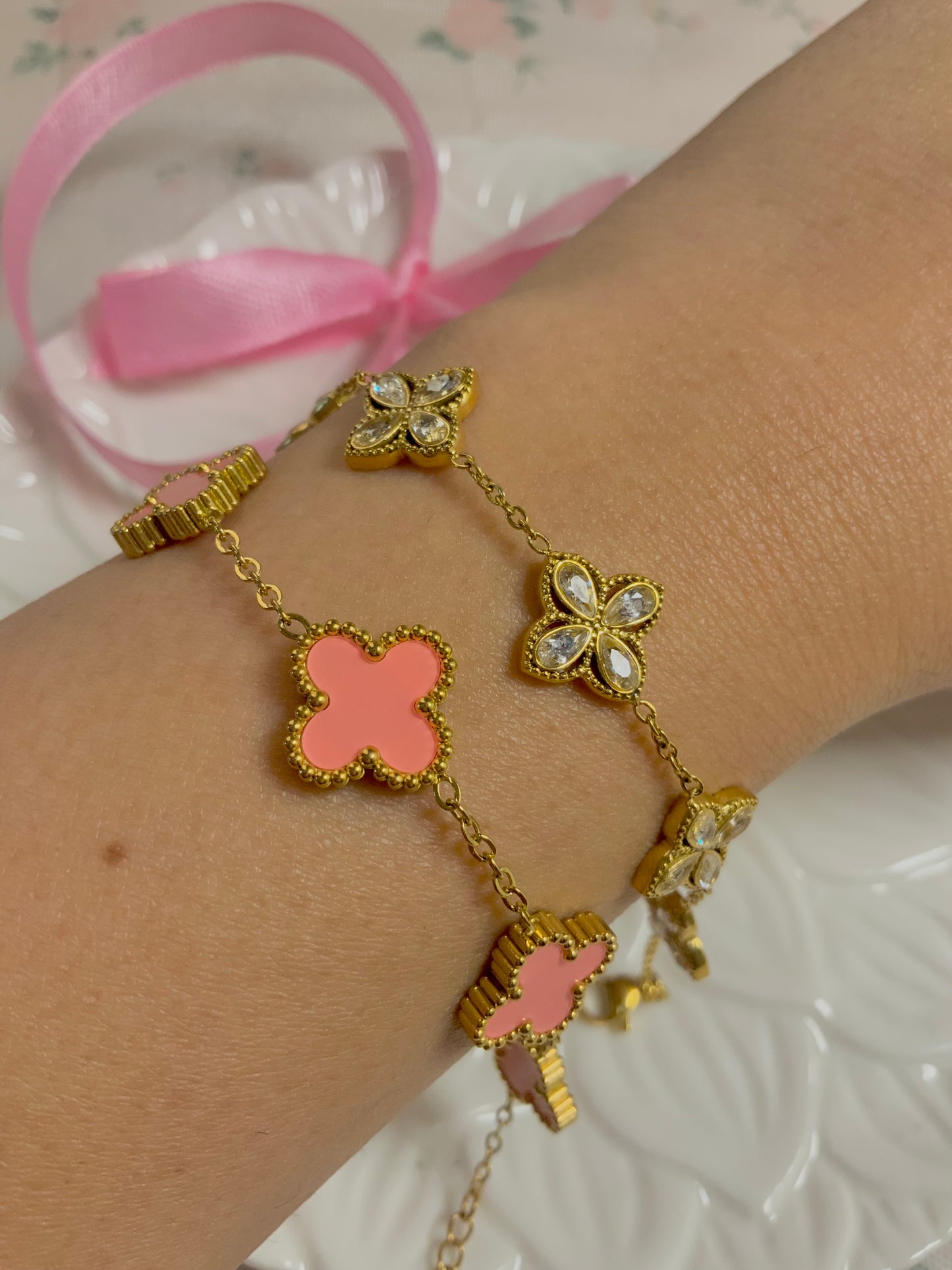 Peachy clover