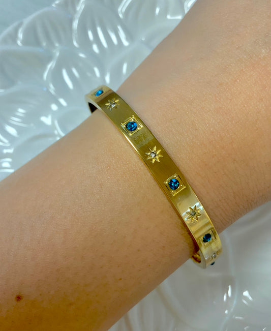Celestial blue cuff
