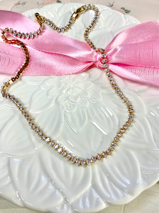 Golden Petal Necklace