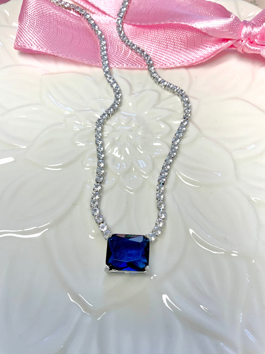 Sapphire Starlight Necklace