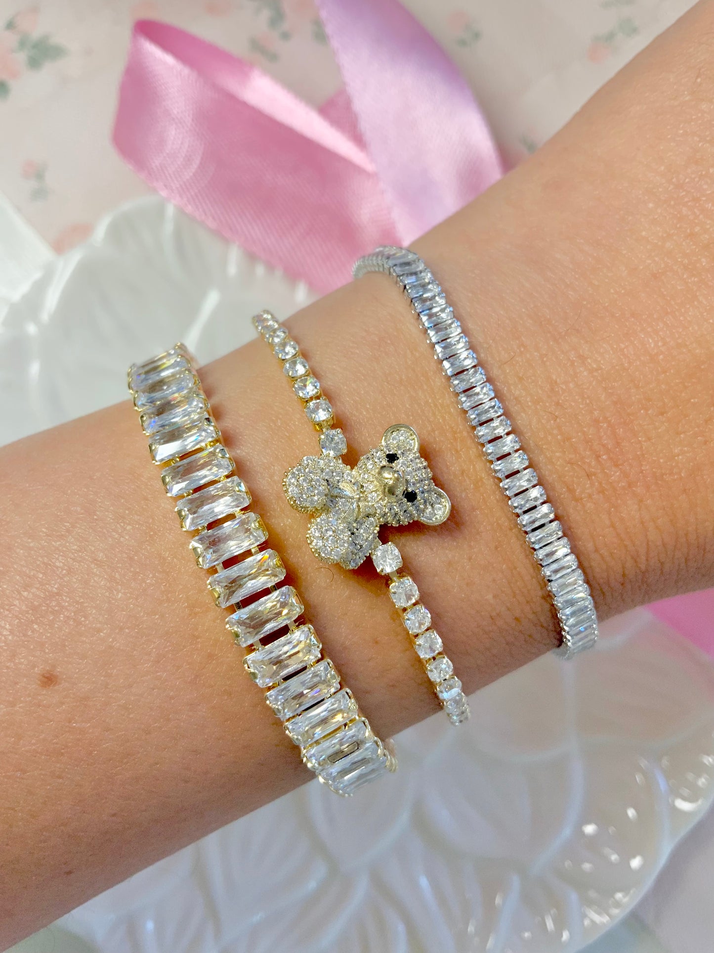 Champagne glaze bracelet