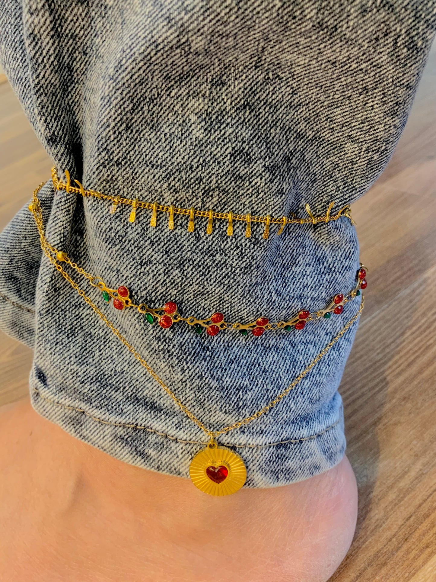Glided Whispers Anklet