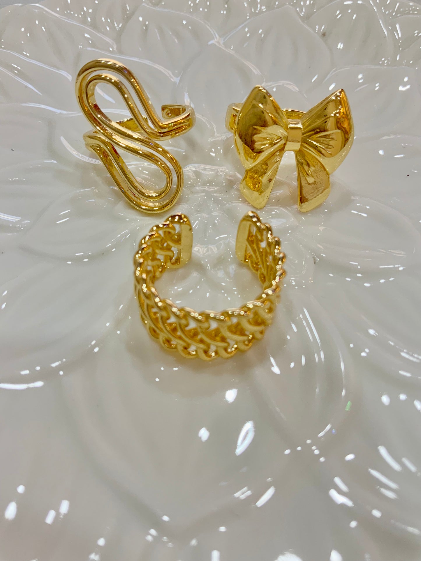 Bow ring bundle of 3