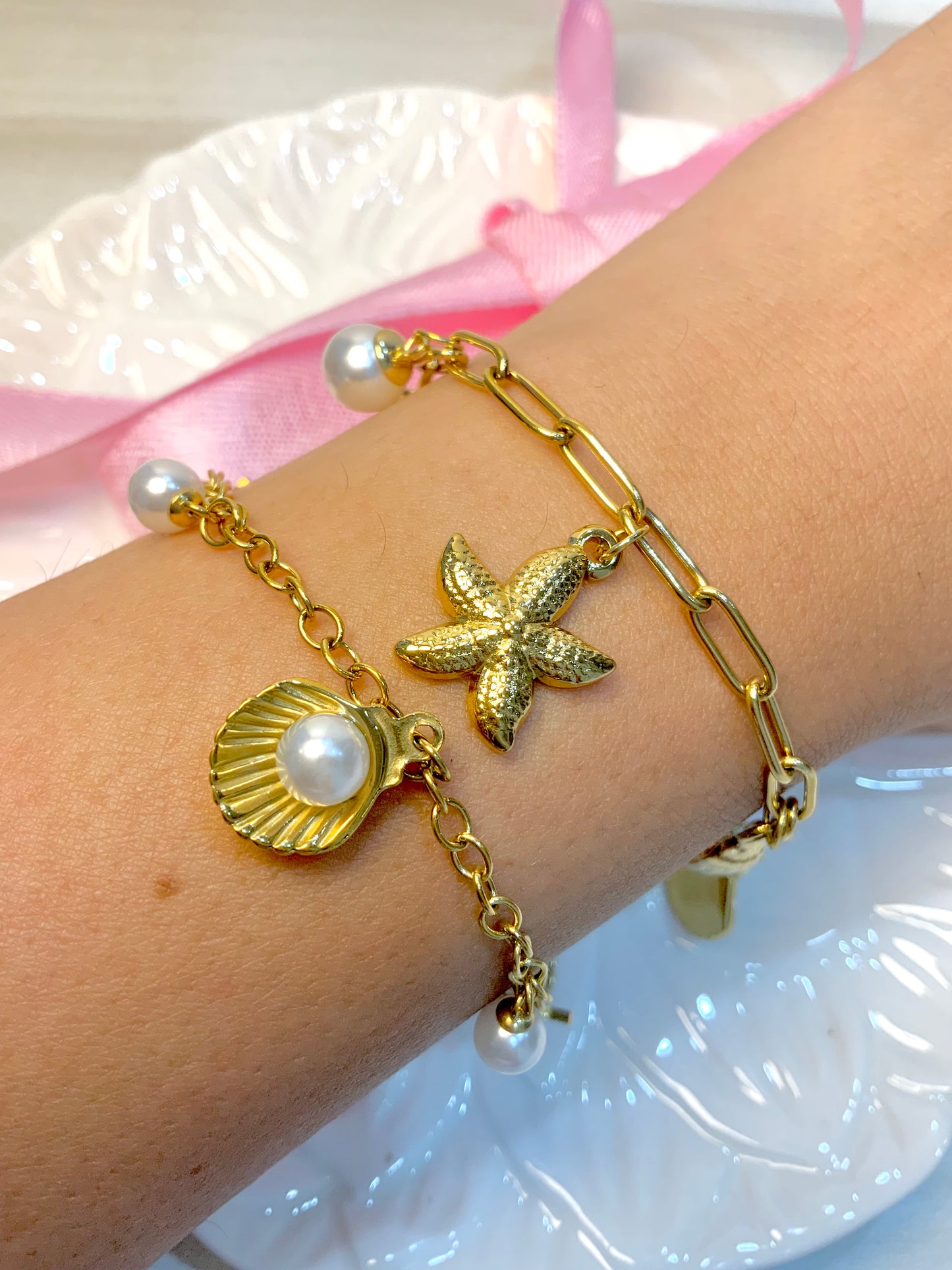 Golden Tide Charm Bracelet