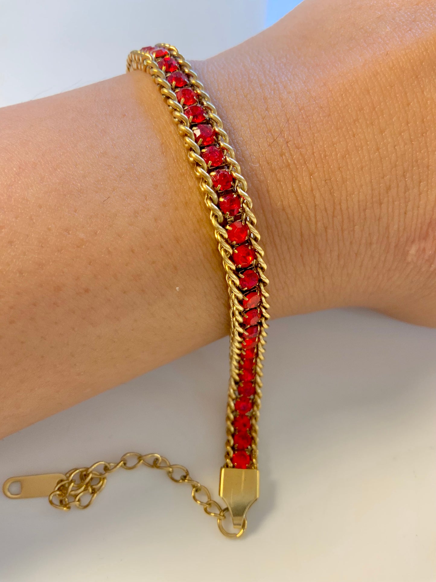 Scarlet diamond bracelet