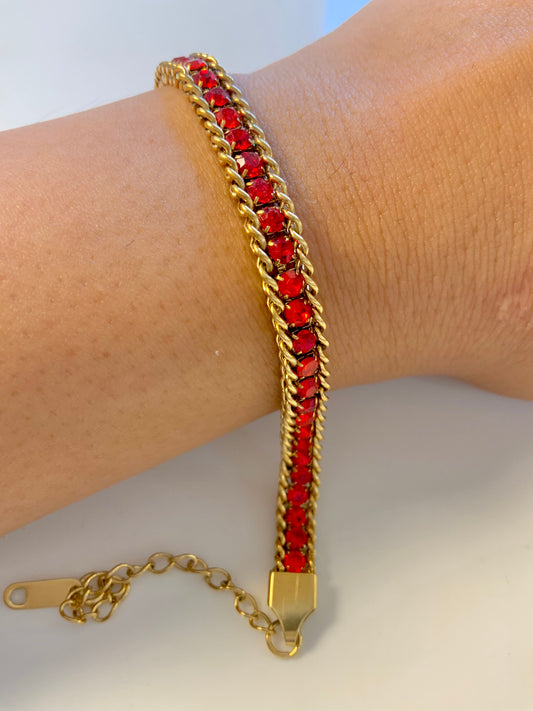 Scarlet diamond bracelet