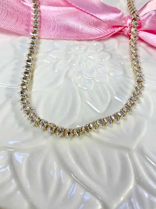 Crystal Cascade Necklace