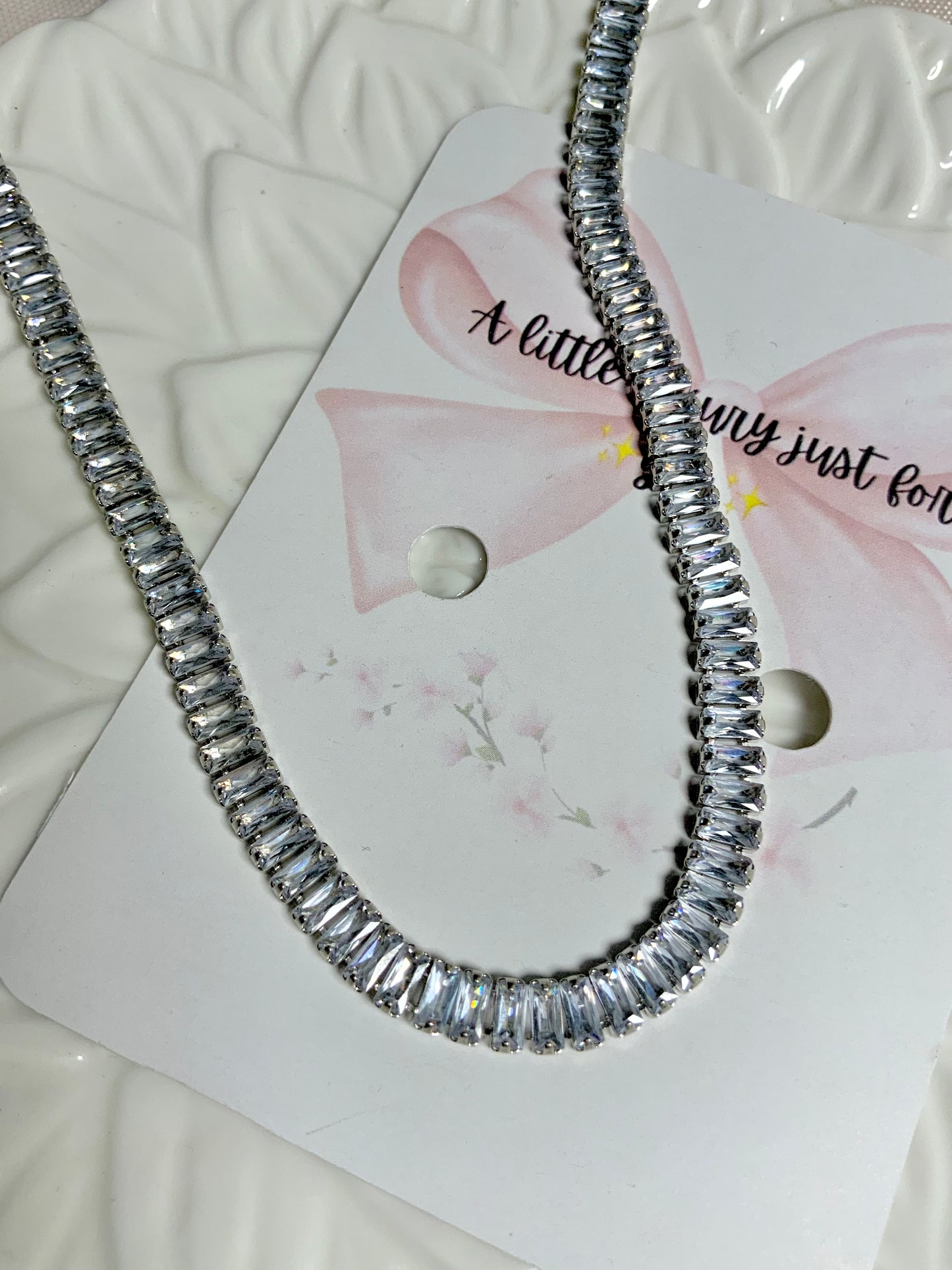 The tennis necklace