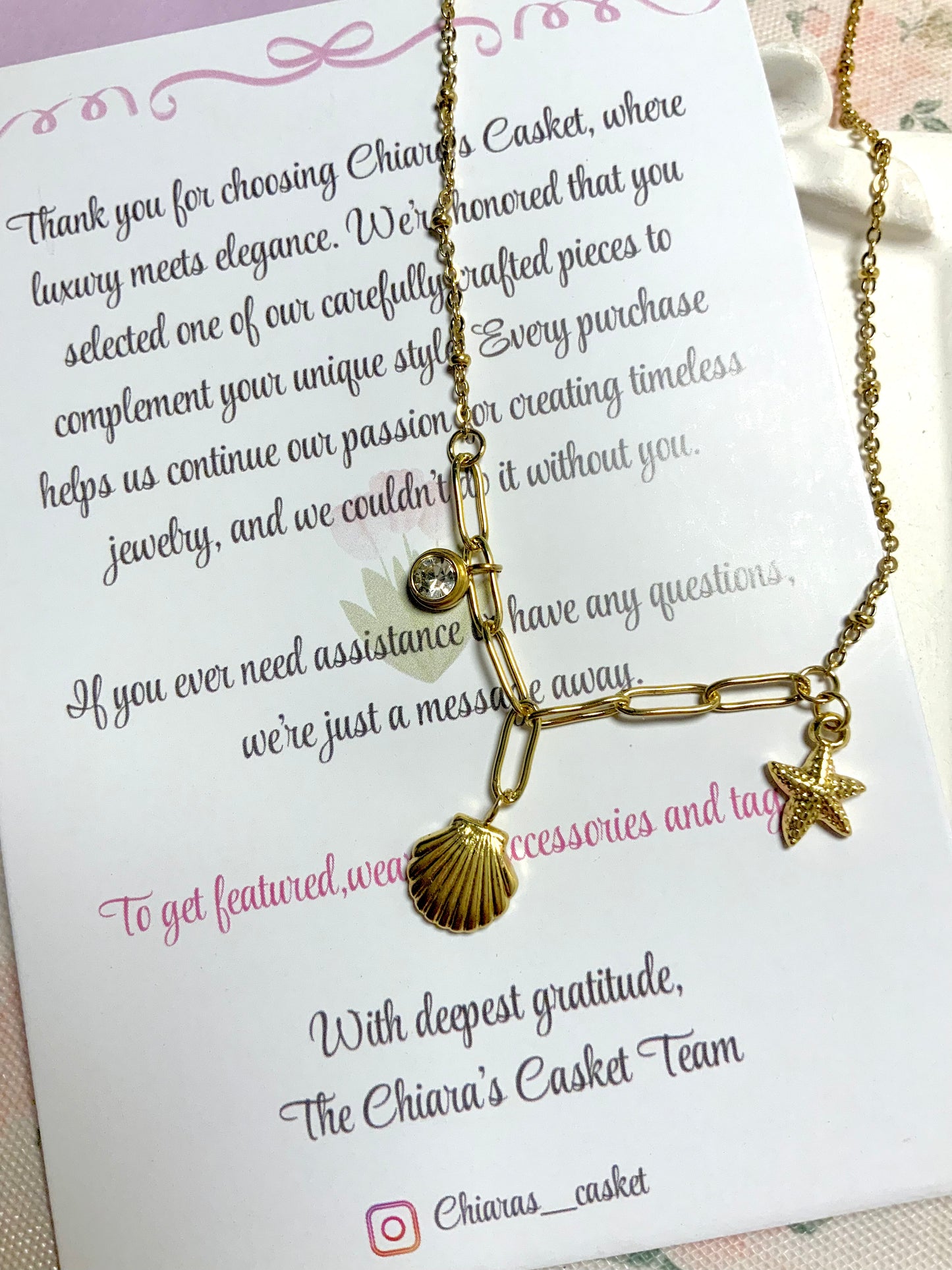 Sea shells necklace